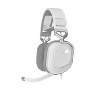 Corsair HS80 RGB USB Casque Gaming Premium avec Dolby Son Surround 7.1 (Microphone de Qualité Adaptée à La Diffusion, Tissu Microfibre Respirant, Audio Haute-Fidélité, Construction Durable) Blanc