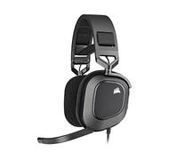 Corsair HS80 RGB USB Casque Gaming Premium avec Dolby Son Surround 7.1 (Microphone de Qualité Adaptée à La Diffusion, Tissu Microfibre Respirant, Audio Haute-Fidélité, Construction Durable) Carbone