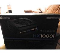 Corsair HX1000i unité d'alimentation d'énergie 1000 W ATX Noir - Unités d'alimentation d'énergie (1000 W, 100-240 V, 47-63 Hz, 6.5-13 A, 12V,+3.3V,+5V,+5Vsb,12V, 150 W)