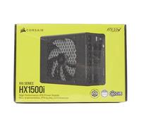 Corsair HX1500i Alimentation ATX Entièrement Modulaire à Très Faible Bruit - Compatible ATX 3.1 et PCIe 5.1 - Compatible avec Le Logiciel Corsair iCUE - Efficacité 80 Plus Platinum - Noir