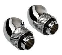 Corsair Adaptateurs rotatifs Hydro X Series 45° Chrome – Lot de deux