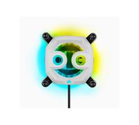 Corsair Hydro X Series XC7 RGB PRO Bloc d'Eau CPU, Cuivre/Nickel/Nylon, Blanc, Socket AM4, Filetage 1/4", 60°C, 16 Modes LED, Compatible CORSAIR Commander PRO