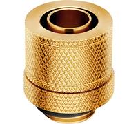 Corsair Hydro X Series XF Compression 10/13 mm (3/8 inch Or 1/2 inch) ID/OD Raccords, Paquet de Quatre (Filets de Port G1/4 Pouce BSPP, Compatible avec Les Adaptateurs Hydro X Supplémentaires) Or