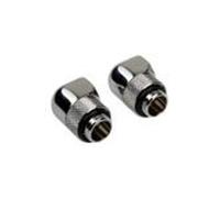 Corsair Hydro X Series XF Hardline Adaptateur coudé 90 degrés G1/4" chrome 2 pièces