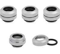 CORSAIR Lot de quatre raccords OD Hydro X Series XF Hardline 12°mm - Chrome New