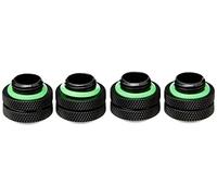 Corsair Hydro X Series, XF Hardline, Lot de Quatre, Embouts OD de 12 mm (G1/4" BSPP Filetage du Port, Finition de Haute Qualité, à Torique Double, Compatibilité avec d’Adaptateurs Hydro X) Noir