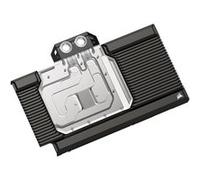 Corsair Hydro X Series XG7 RGB 4080 STRIX/TUF GPU Bloc D'eau Pour GPU - Pour ASUS® ROG STRIX et TUF Gaming GeForce RTX™ 4080 - Cuivre Nickelé - Plaque Arrière et Câble Adaptateur 5V ARGB Inclus - Noir