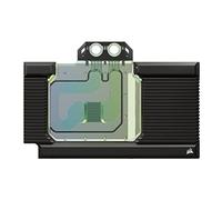 Corsair Hydro X Series XG7 RGB 4080 STRIX/TUF GPU Bloc D'eau Pour GPU - Pour ASUS® ROG STRIX et TUF Gaming GeForce RTX™ 4080 - Cuivre Nickelé - Plaque Arrière et Câble Adaptateur 5V ARGB Inclus - Noir