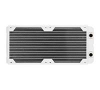 Corsair Hydro X Series XR5 280mm Radiateur de Refroidissement à Eau - Supports pour Deux Ventilateurs de 140mm, Épaisseur du Radiateur 30mm, Installation Facile - Blanc