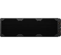 Corsair Hydro X Series XR5 420mm V2 Radiateur de Personnalisé - Compatible avec Les Ventilateurs iCUE Link - Supports de Ventilateur 3 x 140mm - Plaques de Protection à vis - Filetage G1/4 po - Noir