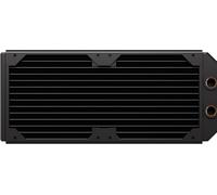 CORSAIR Hydro X Series XR5 Neo 240mm V2 Radiateur de Personnalisé - Compatible avec Les Ventilateurs iCUE Link, Supports de Ventilateur 2 x 120mm, Plaques de Protection à Vis, Filetage G1/4 po - Noir