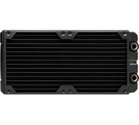 Corsair Hydro X Series, XR5 Radiateur de 280 mm (Doubles Fixations Ventilateur de 140 mm, Installation Facile, Construction en Cuivre Premium, Guides de Vis de Ventilateur Inclus) Noir