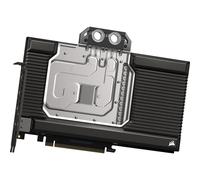 Corsair Hydro X Series XG7 RGB 4080 STRIX/TUF GPU Bloc D'eau Pour GPU - Pour ASUS® ROG STRIX et TUF Gaming GeForce RTX™ 4080 - Cuivre Nickelé - Plaque Arrière et Câble Adaptateur 5V ARGB Inclus - Noir