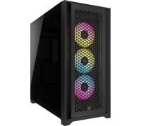 Corsair iCUE 5000D RGB Airflow - Tour moyenne - E-ATX - panneau latéral avec fenêtre (verre trempé)