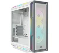 CORSAIR iCUE 5000T RGB - Mid tower - ATX étendu - panneau latéral fenêtré (verre trempé) - pas d'alimentation (ATX) - blanc - USB/Audio G