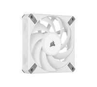 Corsair AF120 ELITE, Ventilateur Haute Performance 120mm PWM à Palier Fluido-Dynamique Avec Technologie AirGuide (Faible Bruit, Support du Mode Zéro RPM) Single Pack - Blanc