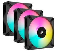 CORSAIR - AF120 RGB ELITE - Ventilateurs AF ELITE Series - 120mm - AirGuide - Pack de trois - Noir - (CO-9050154-WW)