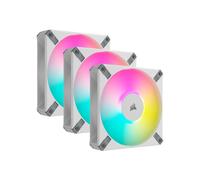 CORSAIR iCUE AF120 RGB ELITE - Ventilateur de boîtier - 120 mm - blanc (pack de 3)