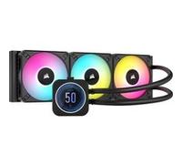 Corsair iCUE H150i Elite LCD XT Refroidisseur de CPU Liquide - Écran LCD IPS - Trois Ventilateurs AF120 RGB Elite - Radiateur 360mm - Convient à Intel® LGA 1700, AMD AM5, et Plus - Noir