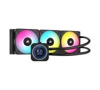 Corsair iCUE H150i ELITE LCD XT Processeur Refroidisseur de liquide tout-en-un 12 cm Noir 1 pièce(s)