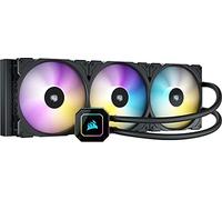 Corsair iCUE H170i ELITE CAPELLIX Watercooling pour processeur (33 voyants LED RGB dynamiques, Ventilateurs de 140 mm, Radiateur de 420 mm, COMMANDER CORE, Ventilateur Zero RPM) Noir