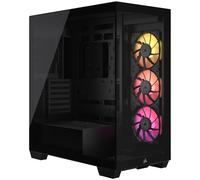 Boitier Moyen Tour E-ATX Corsair iCue Link 3500X RGB avec panneaux vitrés (Noir)