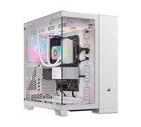 CORSAIR iCUE 6500X RGB - Mid tower - ATX - panneau latéral fenêtré (verre trempé) - pas d'alimentation (ATX) - blanc - USB/Audio G