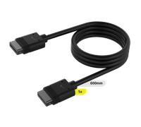 CORSAIR iCUE LINK Cable, 1x 600mm with Straight connectors, Black New