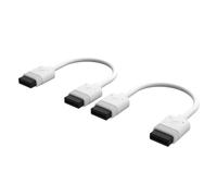 Corsair iCUE Link Cables - 2X 100mm Straight - Blanc