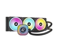 Corsair iCUE LINK H150i LCD Processeur Refroidisseur d'air 12 cm Noir 3 pièce(s)