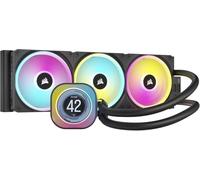 CORSAIR iCUE Link H150i LCD Liquid CPU Cooler - 360mm AIO - Ventilateurs QX120 RGB - Ecran LCD IPS 2.1" - Convient à Intel LGA 1700, AMD AM5 - Hub Système iCUE Link Inclus - Noir