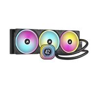 CORSAIR iCUE Link H170i LCD Liquid CPU Cooler - 420mm AIO - Ventilateurs QX140 RGB - Ecran LCD IPS 2.1" - Convient à Intel LGA 1700, AMD AM5 - Hub Système iCUE Link Inclus - Noir