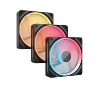 Corsair iCUE LINK LX120-R - Kit de 3 Ventilateurs 120mm RGB Noir, 2400 tr/min, 70 CFM, 35.1dB, 3.8 mmH2O - CO-9051050-WW