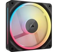 CORSAIR iCUE Link LX120-R RGB 120mm PWM Ventilateur Inversé - Ventilateur Individuel - Faible Bruit, CORSAIR Palier à Dôme Magnétique, Double Boucle Lumineuse, Vis QuikTurn™, Mode Zéro RPM - Noir