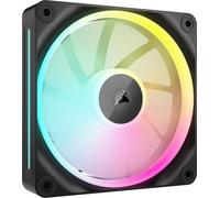 CORSAIR iCUE Link LX120 RGB 120 mm PWM Ventilateur Paquet Unique - Double Boucles Lumineuses - Requiert Le iCUE Link System Hub (Vendu Séparément) - Technologie CORSAIR AirGuide - Noir