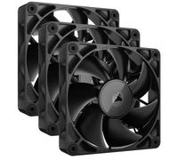 Corsair iCUE Link RX120 Ventilateurs 120mm PWM avec Hub Système iCUE Link - Roulement à Dôme Magnétique - Triple Pack - Noir