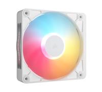 CORSAIR iCUE LINK RX120 II RGB Single Ventilateur PWM 120mm - Blanc | Éclairage RGB Éclatant, Faible Niveau Sonore, Roulements Magnétiques à Dôme, Mode Zero RPM