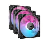 Corsair iCUE LINK RX120 : Kit de 3 ventilateurs 120mm PWM RGB, 400-2100 tr/min, roulement Magnetic Levitation, 10.4-73.5 CFM, 10-36 dBA