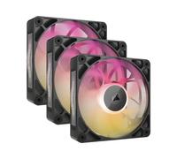 Corsair iCUE LINK RX120 MAX RGB - Kit de 3 Ventilateurs 120mm pour Boîtier PC, 400-2000 RPM, 10-29.5 dBA, 16.3-71.3 CFM, 0.22-4.16 mmH2O, RGB