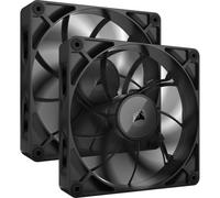 CORSAIR iCUE Link RX140 Max 140mm PWM Ventilateur Épaiss avec iCUE Link System Hub - Pression Statique Élevée - Liquid Crystal Polymer - Palier à Dôme Magnétique - Double Pack - Noir