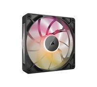 CORSAIR iCUE Link RX140 Max RGB 140mm PWM Ventilateur Épais - Pression Statique Élevée - Palier à Dôme Magnétique - Ventilateur Unique - Noir