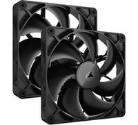 CORSAIR iCUE Link RX140 Ventilateurs 140mm PWM avec Hub Système iCUE Link - Roulement à Dôme Magnétique - Dual Pack - Noir