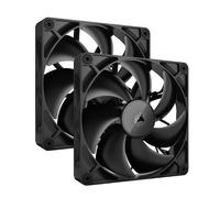 CORSAIR iCUE LINK RX140 Ventilateurs 140mm PWM avec Hub Système iCUE LINK - Roulement à Dôme Magnétique - Dual Pack - Noir