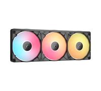 CORSAIR iCUE LINK RX360 II RGB Cadre Unifié Triple Ventilateurs - Noir | System Hub Inclus, Éclairage RGB Éclatant, Faible Niveau Sonore, Roulements Magnétiques à Dôme, Mode Zero RPM