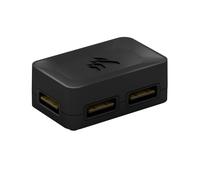 Corsair iCUE LINK Splitter 4 Ports Noir, Fixation Magnétique, Dimensions 50x32mm, Poids 36g, Réf. CX-9070015-WW