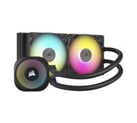 CORSAIR iCUE Link Titan 240 RX RGB Refroidisseur Liquide pour CPU - 240mm AIO - 2X RX120 Ventilateurs RGB Inclus - Convient à Intel LGA 1851/1700, AMD AM5/AM4 - Hub du Système iCUE Link Inclus - Noir