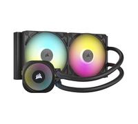 Corsair Refroidisseur liquide pour CPU iCUE Link Titan 280 RX RGB – 280mm, 2x RX140 RGB, Noir