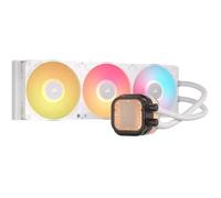 CORSAIR iCUE Link Titan 360 RX LCD Refroidisseur Liquide pour CPU - Chambre de Refroidissement FlowDrive - Intel LGA 1851/1700, AMD AM5/AM4 - 3X RX120 RGB Ventilateurs - iCUE Link Hub Inclus - Blanc