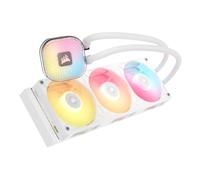 CORSAIR iCUE LINK TITAN II 360 RX RGB AIO Refroidisseurs Liquides - Blanc | Ventilateurs RX II Inclus, Compatibles avec AMD AM5/AM4 et Intel LGA 1954/1851/1700, System Hub Inclus, Pompe FlowDrive Gen 2