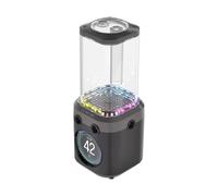 CORSAIR iCUE Link XD6 RGB Elite LCD Pump/Reservoir - Pompe FlowDrive Max, Écran LCD IPS 480x480, Capteur de Température Intégré, 22 LEDs RGB Adressables, Réservoir Nylon 440ml - Gris Furtif